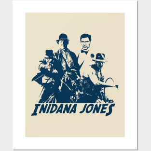 Retro Indiana Jones Posters and Art